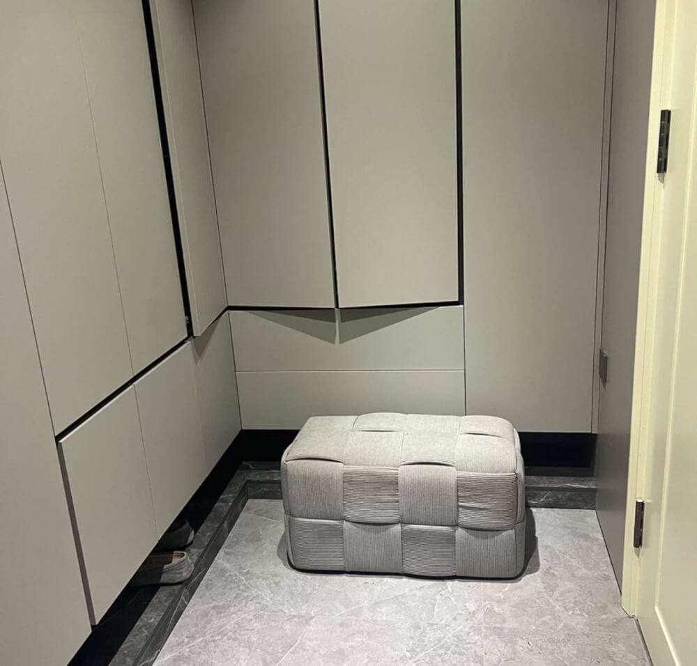 สตูลผ้าลูกฟูก MY DOLLS HOUSE COZY CUBE 70 ซม. สีเทา